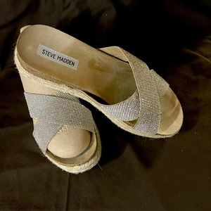 STEVE MADDEN Rhinestone sandals